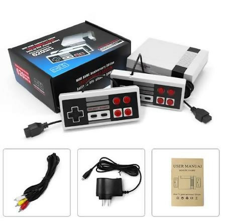 620-in-1 Retro Mini Gaming Console – Classic 8-Bit TV Video Game System with Dual Controllers