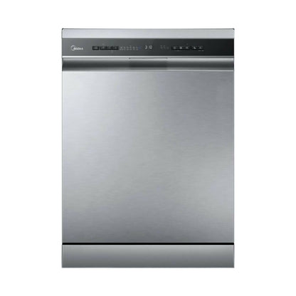 Midea 15 Place Freestanding Dishwasher - Stainless Steel, WQP15-W7633D(SS)-LB
