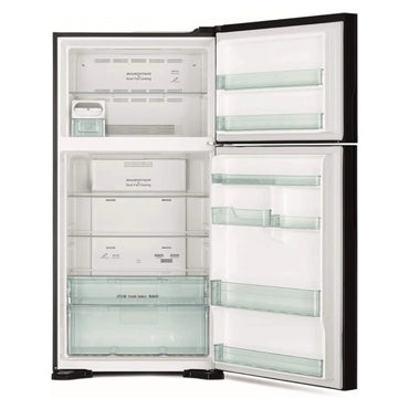 Hitachi Top Mount Refrigerator 760 liters, Inverter Compressor,183.5×85.5x74cm, Black, RV765PUQ71BBK