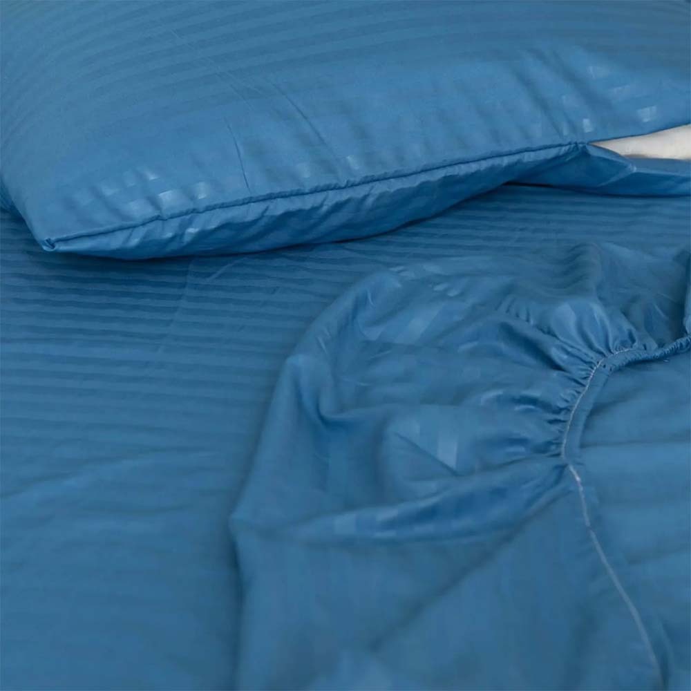 Comfy, Home Sheet Double Riye 180x200cm, Bordeaux Po-5914, RZLN-114094BR