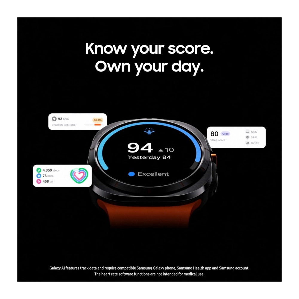 Samsung, Galaxy Watch Ultra 47Mm - Titanium Gray / Orange Band