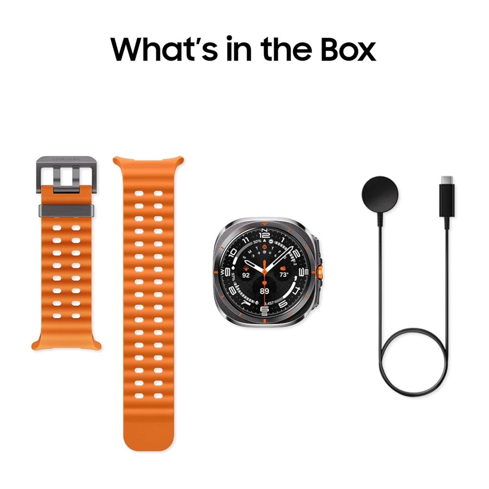 Samsung, Galaxy Watch Ultra 47Mm - Titanium Gray / Orange Band