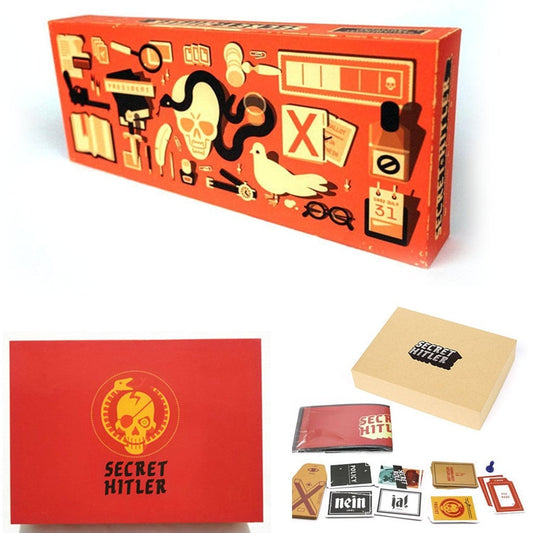 Secret Hitler Board Game (Base Game) - New Edition | Family Board Game | Board Game For Adults And Family | Civilization And Strategy Board Game