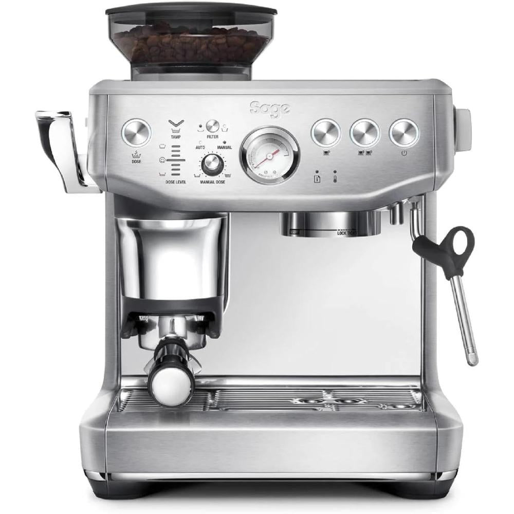 Sage, Barista Express Impress Coffee Machine Brushed Steel