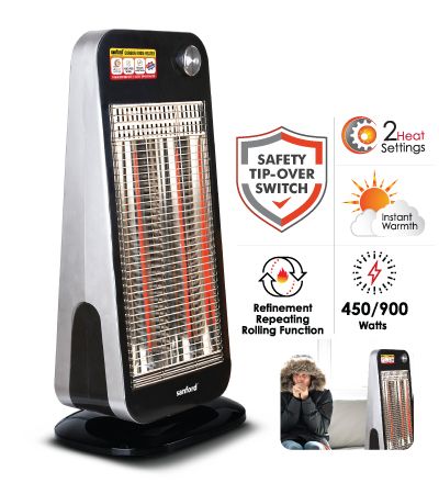 Sanford Japan, Safe & Highly Efficient In Saving Energy, Instant Heat, Tower Heater, Refinement Repeating Rolling Function