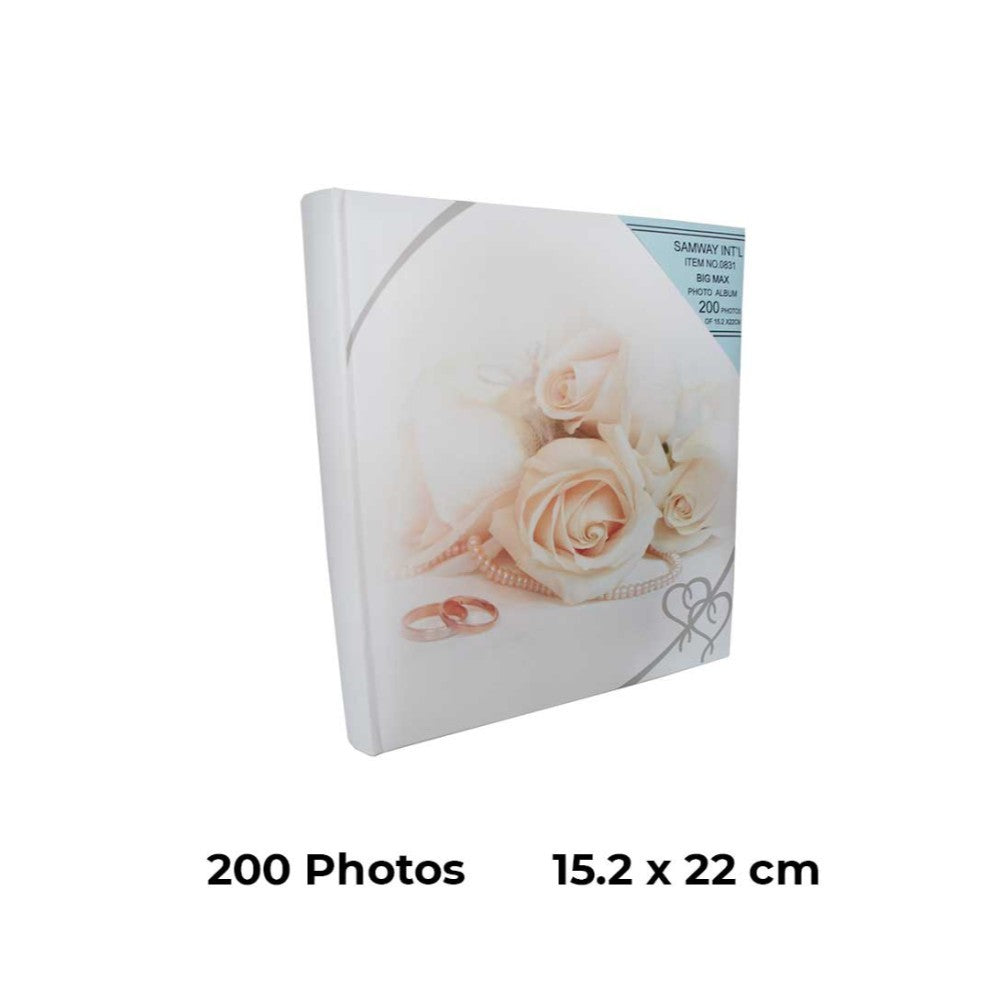 Wedding Album 200 Pictures (Photo Size 15.2 x 22cm)