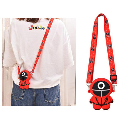 Squid Game, New Silicone Small Purse  Wallet Handbag, Available in Different Sizes
