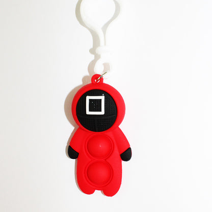 Squid Game, Popit Figures Mask Keychain 7cm, Available in Different Sizes