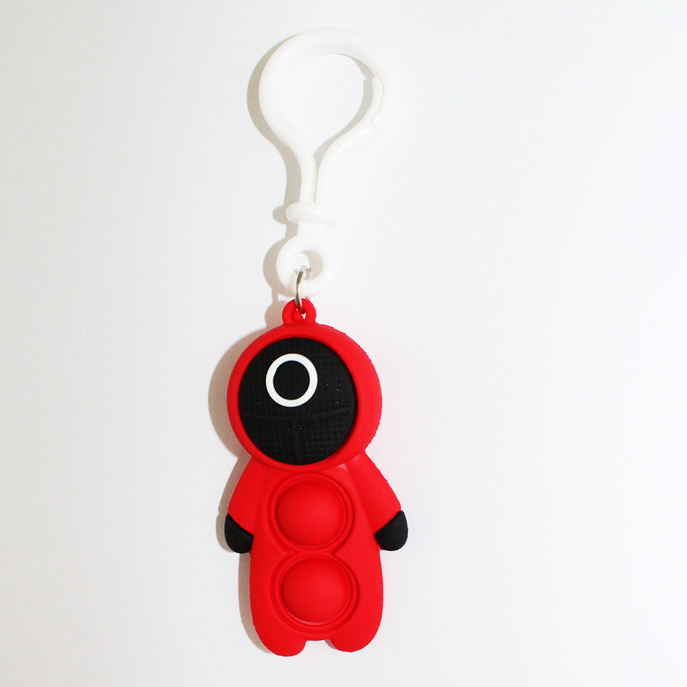 Squid Game, Popit Figures Mask Keychain 7cm, Available in Different Sizes