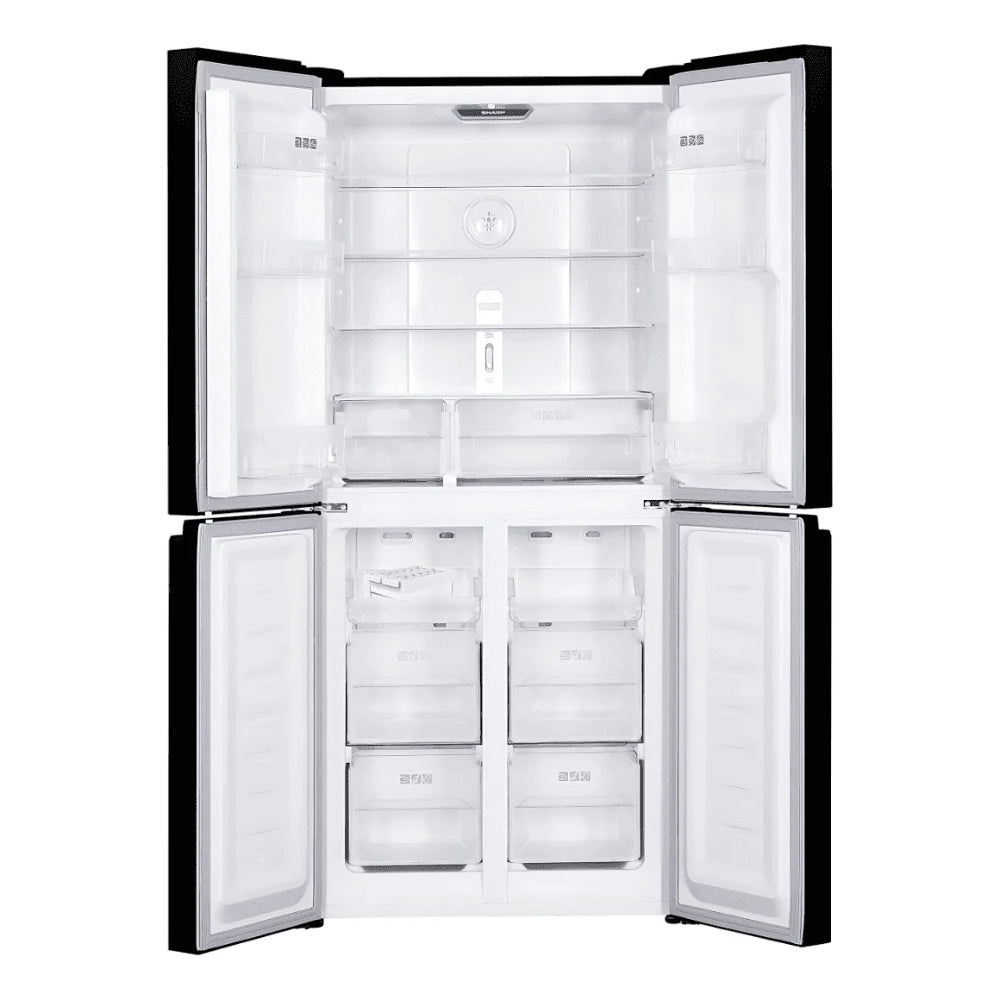Sharp Fridge Four Door, J-Tech Inverter 180x79x70cm [Black], SHP-SJFH560BK