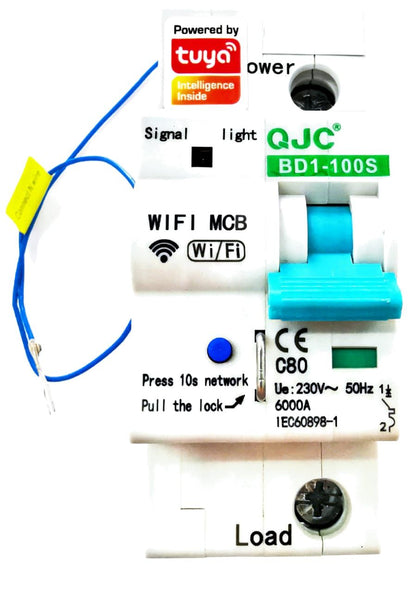 Tuya, QJC WIFI smart MCB 1P Tuya 80A