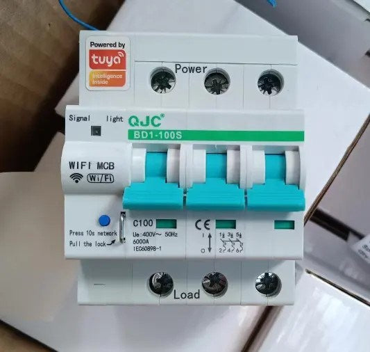 Tuya, QJC WIFI smart MCB 3P Tuya 100A