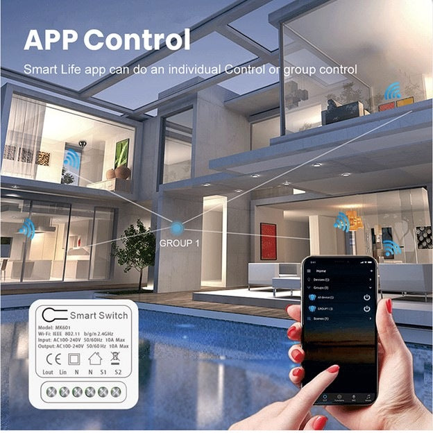 Tuya, Mini Wifi Smart Switch 16A