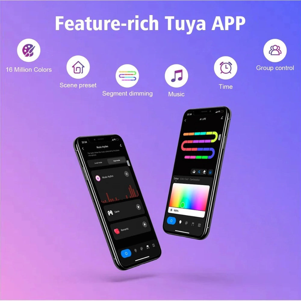 Tuya Wifi Rgb Smart G40 Outdoor 15M Fairy String Magic Color Light With App Control Pst-G40W