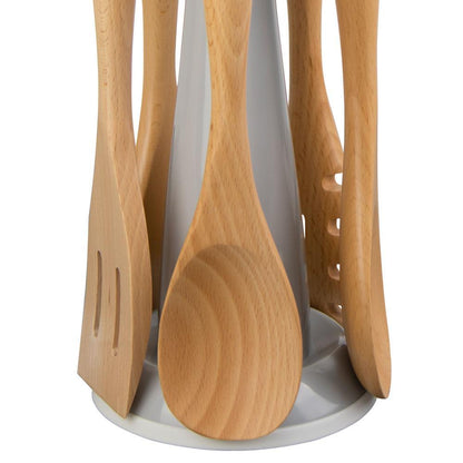 Tessie - Jessie Kitchen Utensil 5-Piece Set, ABS - Silicone Material - Cream, SK-8044