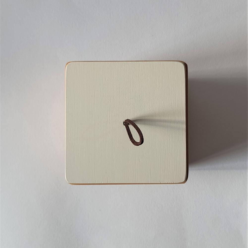 Tessie - Jessie Bamboo Tea Bag Storage Box – White LID, SK-9342