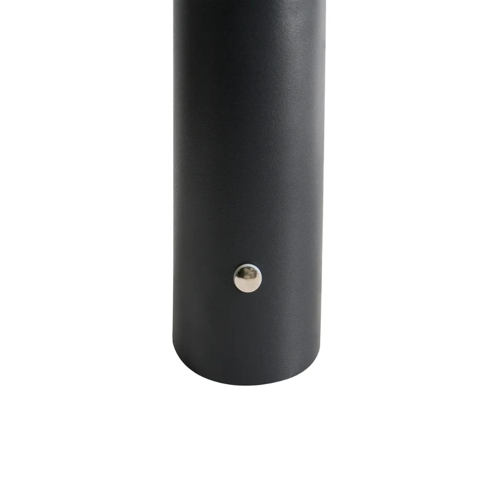 Black Wireless Mushroom LED Table Lamp 22 cm with Touch Dimming, SK195145