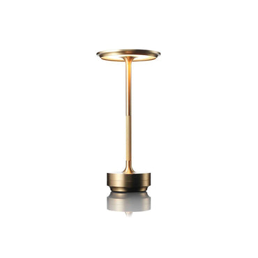 Premium Gold LED Table Lamp 28 cm - Elegant Ambient Illumination, SK195147