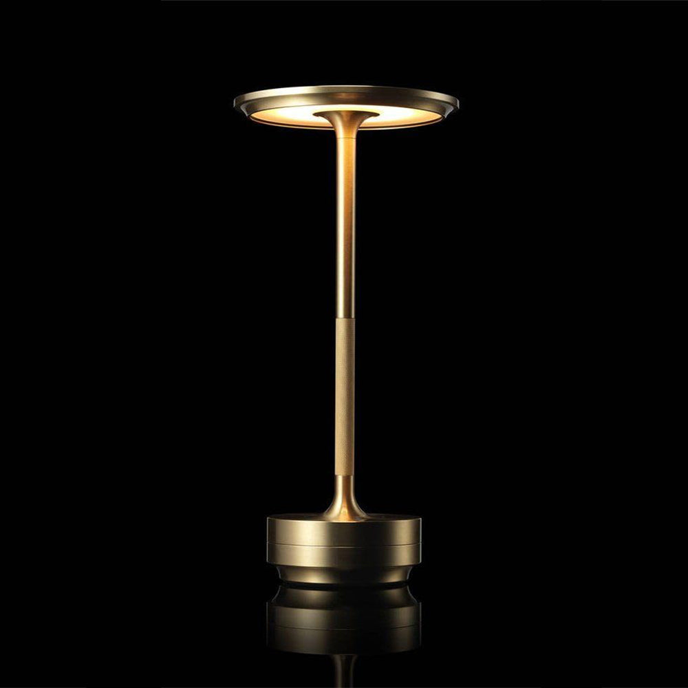Premium Gold LED Table Lamp 28 cm - Elegant Ambient Illumination, SK195147