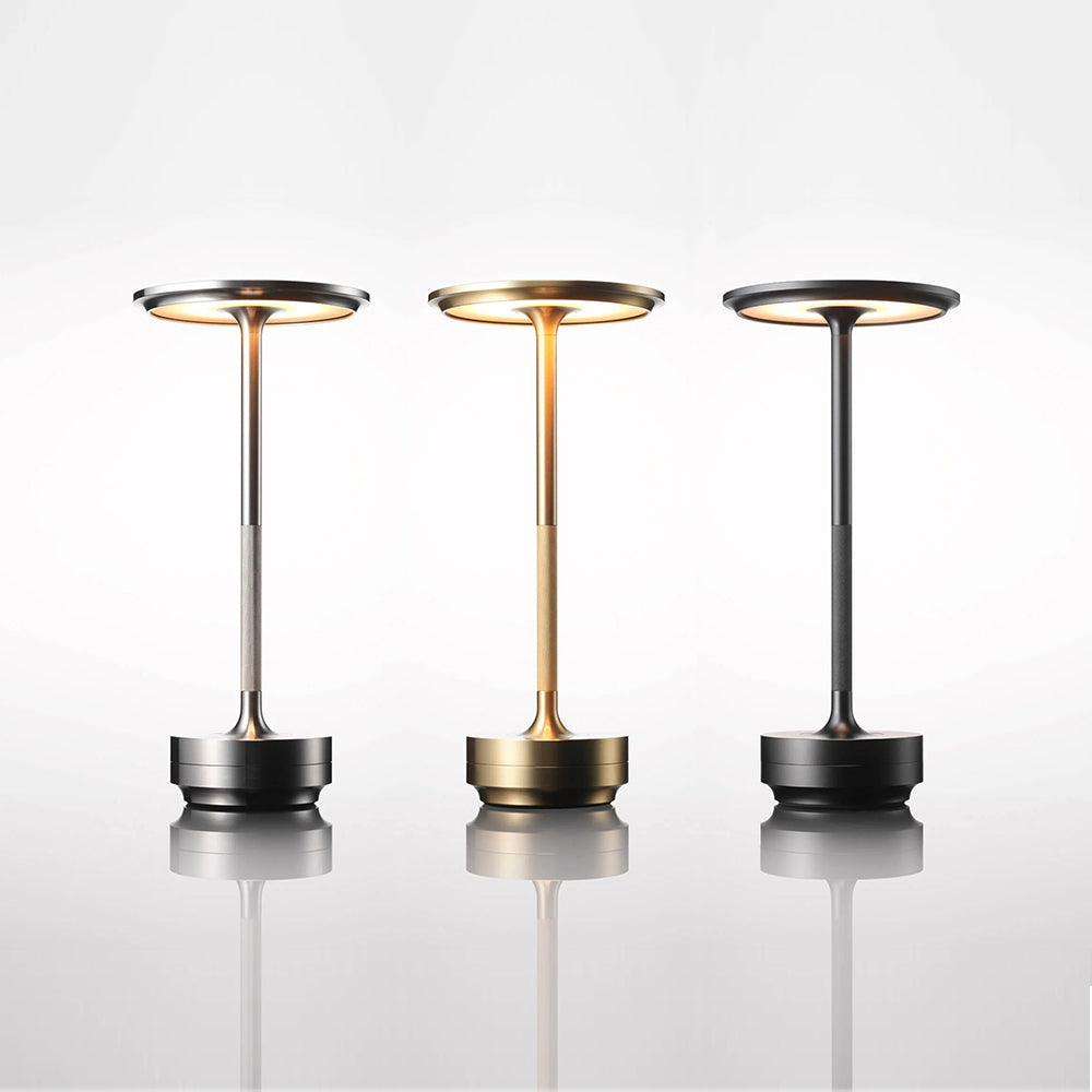 Premium Gold LED Table Lamp 28 cm - Elegant Ambient Illumination, SK195147