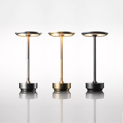Premium Black LED Table Lamp 28 cm - Elegant Ambient Illumination, SK195148