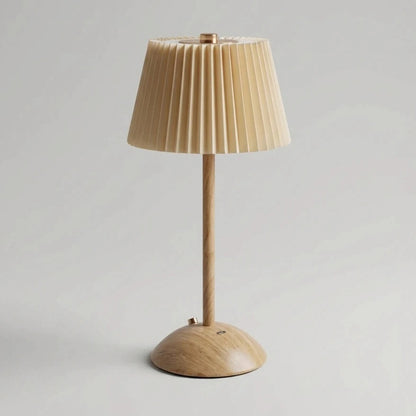Wooden Touch LED Table Lamp  29 cm, Beige, SK855