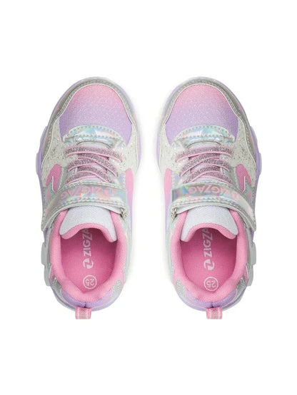 ZIGZAG SASERTA KIDS SHOE W/LIGHTS