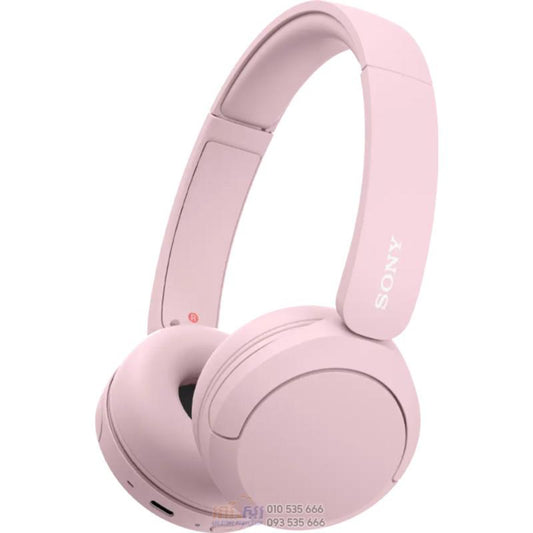 Sony Wireless Headphones With Microphone [Pink], SON-CH520PZ