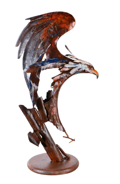 Itemz, 3D Decorative Metal Eagle Sculpture/Statue, 83x46x28cm