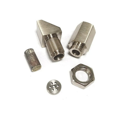 Iron Oxygen Sensor Adapter with Catalytic Converter - 45?