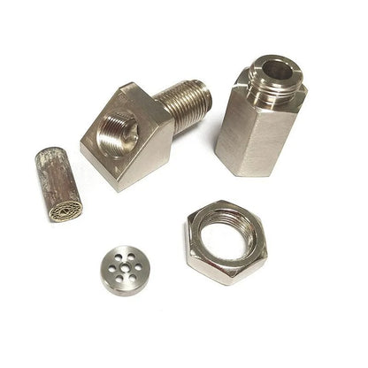 Iron Oxygen Sensor Adapter with Catalytic Converter - 45?