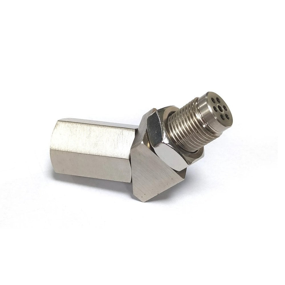 Iron Oxygen Sensor Adapter with Catalytic Converter - 45?