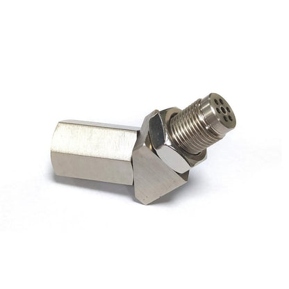 Iron Oxygen Sensor Adapter with Catalytic Converter - 45?
