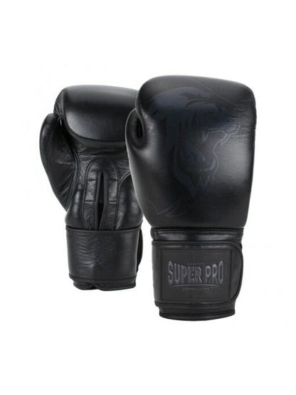 SUPER PRO COMBAT GEAR LEGEND LEATHER KICKBOXING GLOVES
