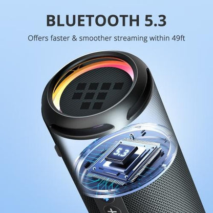 Tronsmart, T7 Lite 24W Waterproof Bluetooth Portable Outdoor Speaker With Built In Battery, Up To 24 Hours Playtime 933750 Black