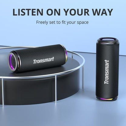 Tronsmart, T7 Lite 24W Waterproof Bluetooth Portable Outdoor Speaker With Built In Battery, Up To 24 Hours Playtime 933750 Black