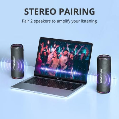 Tronsmart, T7 Lite 24W Waterproof Bluetooth Portable Outdoor Speaker With Built In Battery, Up To 24 Hours Playtime 933750 Black