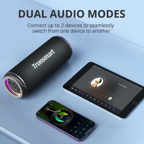 Tronsmart, T7 Lite 24W Waterproof Bluetooth Portable Outdoor Speaker With Built In Battery, Up To 24 Hours Playtime 933750 Black
