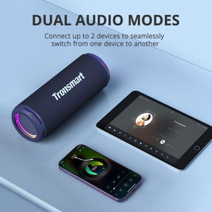 Tronsmart, T7 Lite 24W Waterproof Bluetooth Portable Outdoor Speaker With Built In Battery, Up To 24 Hours Playtime 964260 Blue