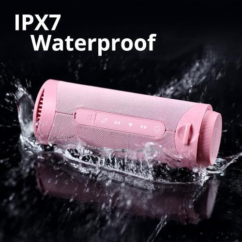Tronsmart, T7 30W Waterproof Bluetooth Portable Outdoor Speaker With Built In Battery And Vibrant Led Modes 1030839 Pink