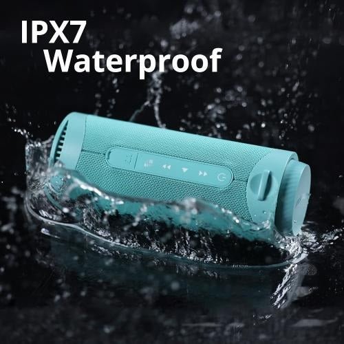 Tronsmart, T7 30W Waterproof Bluetooth Portable Outdoor Speaker With Built In Battery And Vibrant Led Modes 1030840 Turquoise