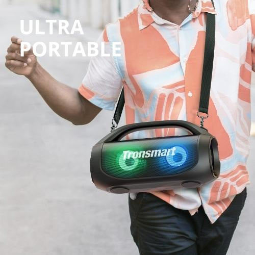 Tronsmart, Bang Se 40W Portable Party Speaker With Built In Power Bank And 3 Led Modes, Up To 24 Hours Playtime 862356