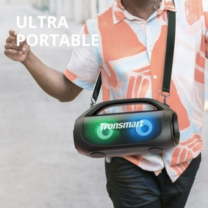 Tronsmart, Bang Se 40W Portable Party Speaker With Built In Power Bank And 3 Led Modes, Up To 24 Hours Playtime 862356