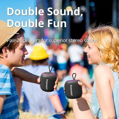 Tronsmart, T7 Mini 15W Waterproof Bluetooth Portable Outdoor Speaker With Built In Battery, Up To 18 Hours Playtime 786880 Black