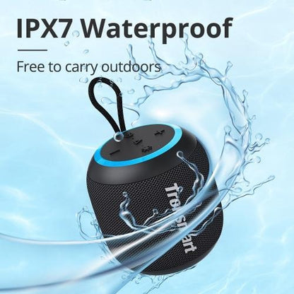 Tronsmart, T7 Mini 15W Waterproof Bluetooth Portable Outdoor Speaker With Built In Battery, Up To 18 Hours Playtime 786880 Black