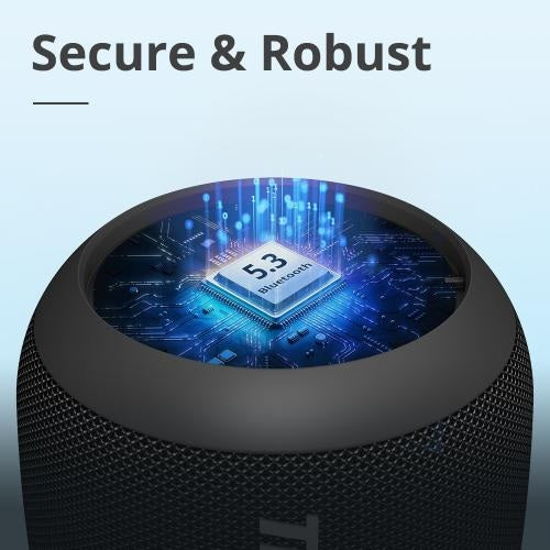 Tronsmart, T7 Mini 15W Waterproof Bluetooth Portable Outdoor Speaker With Built In Battery, Up To 18 Hours Playtime 786880 Black