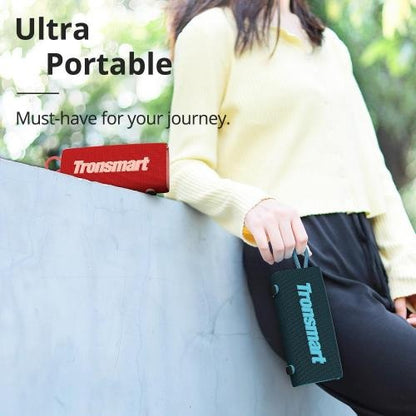 Tronsmart, Trip 10W Waterproof Bluetooth Portable Outdoor Speaker With Built In Battery, Up To 20 Hours Playtime 797552 Red