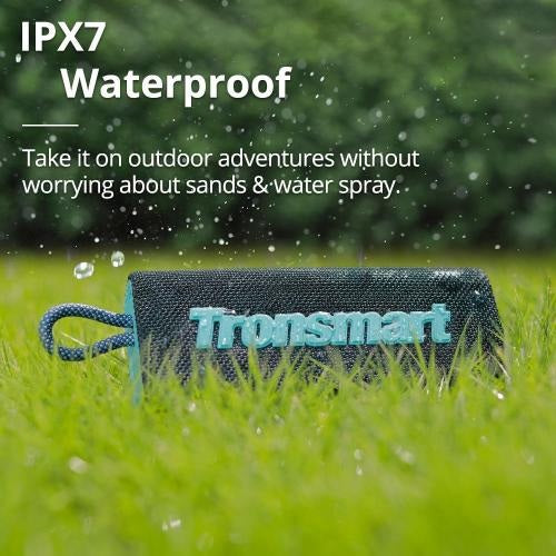 Tronsmart, Trip 10W Waterproof Bluetooth Portable Outdoor Speaker With Built In Battery, Up To 20 Hours Playtime 797549 Blue