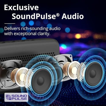 Tronsmart, Trip 10W Waterproof Bluetooth Portable Outdoor Speaker With Built In Battery, Up To 20 Hours Playtime 859946 Camouflage