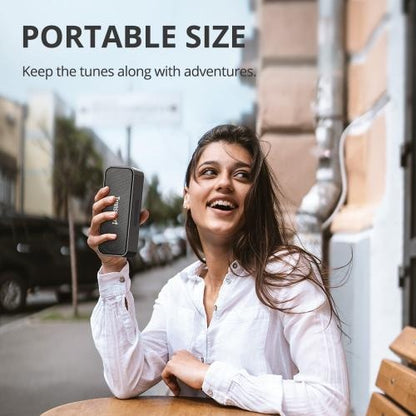 Tronsmart, T2 Mini 10W Bluetooth Portable Outdoor Speaker With Built In Battery, Up To 18 Hours Playtime 985906 Black